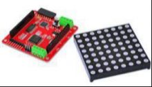 ZMXR LED RGB MATRIX MODULE DRIVER BOARD 8X8 WITH DOT MATRIX