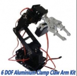 ZMXR 6 DOF ALUMINIUM ARM & ALLOY CLAMP CLAW MOUNT KIT ( NO INCLUYE SERVOS )