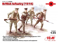 ICM 35684 BRITISH INFANTRY 1914 1:35