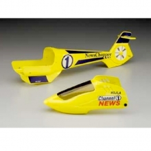 HELIMAX HMXE 7434 FUSELAGE YELLOW W DEC