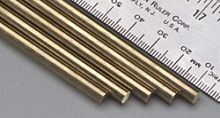 KS 8166 SOLID BRASS ROD 3/16 4.76MM