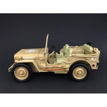 FIGURES 77408/DESERT 1:18 ARMY JEEP US ARMY ( DESERT VERSION )