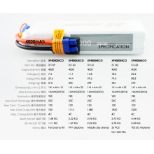 DUALSKY XP40002ECO 4000MAH 7.4V