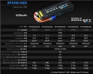 DUALSKY XP43502HED 4350MAH 7.4V