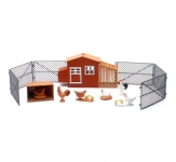 NEWRAY 05116 COUNTRY LIFE LARGE CHICK SET W/ SOUND EFFECT