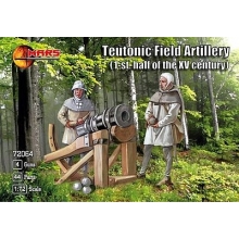 MARS 72064 1:72 1ST HALF XV CENTURY TEUTONIC FIELD ARTILLERY ( 16 ) W GUNS ( 4 )