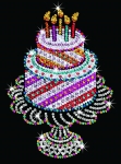 SEQUIN ART 61506 BIRTHDAY CAKE