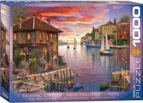 EUROGRAPHICS 6000-0962 MEDITERRANEAN HARBOR PUZZLE 1000 PIEZAS