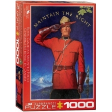 EUROGRAPHICS 6000-0972 RCMP MAINTAIN THE RIGHT PUZZLE 1000 PIEZAS