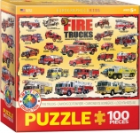 EUROGRAPHICS 6100-0239 FIRE TRUCKS PUZZLE 100 PIEZAS