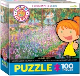 EUROGRAPHICS 6100-4908 MONET S GARDEN BY CLAUDE MONET PUZZLE 100 PIEZAS