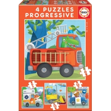 EDUCA 17144 PUZZLE PROGRESIVO PATRULLA RESCATE