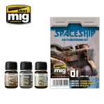 AMMO MIG JIMENEZ AMIG7444 SPACESHIP SCI FI WEATHERING SET