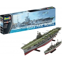 REVELL 05149 HMS ARK ROYAL & TRIBAL CLASS DESTROYER 1:720