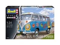 REVELL 07050 VW T1 SAMBA BUS FLOWER POWER 1:24