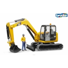 BRUDER 02466 CAT MINI EXCAVATOR TOY