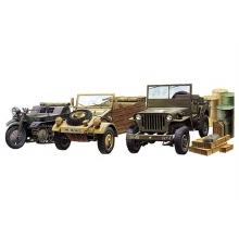 ACADEMY 13416 WWII GROWND VEHICLE SET