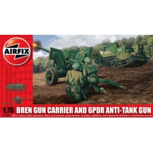 AIRFIX 01309 BREN GUN CARRIER 6 PDR GUN