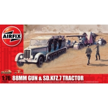 AIRFIX 02303 88 MM GUN AND TRACTOR 1:72