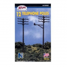 BACHMANN 42102 TELEPHONE POLES HO