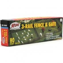 ATLAS 777 3 RAIL FENCE & GATE HO