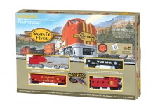 BACHMANN 00647 SANTA FE FLYER E Z MATE SET HO