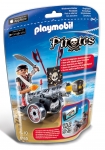 PLAYMOBIL PM6165P CAON INTERACTIVO NEGRO CON CORSARIO