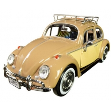 MOTORMAX 79559 1:24 1966 VOLKSWAGEN CLASSIC BEETLE WITH ROOF LUGGAGE RACK