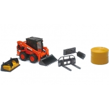 NEWRAY 33133 1:18 KUBOTA SSV65 W ACCESSORIES SET ( LIGHT & SOUND )