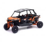 NEWRAY 57843A 1:18 POLARIS RZR XP 4 TURBO EPS SPECTRA ORANGE