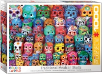 EUROGRAPHICS 6000-5316 TRADITIONAL MEXICAN SKULLS PUZZLE 1000 PIEZAS