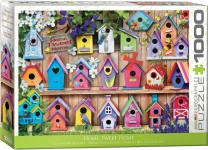 EUROGRAPHICS 6000-5328 BIRD HOUSES PUZZLE 1000 PIEZAS