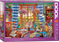 EUROGRAPHICS 6000-5348 PATCHWORK CRAFT ROOM PUZZLE 1000 PIEZAS