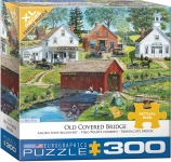 EUROGRAPHICS 8300-5383 OLD COVERED BRIDGE BY BOB FAIR PUZZLE 300 PIEZAS