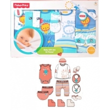 FISHER PRICE 16514 GIFT SET 12 PIEZAS 0-3 MESES ROSA