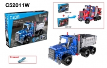 DOUBLEEAGLE C52011W PULL BACK DUMPER BUILDING BLOCK