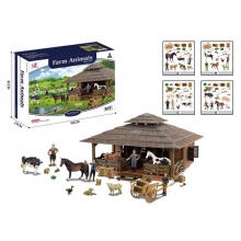 WORLD-OF-ANIMALS Q9899-ZJ60 HAPPY FARMER PLAY SET SURTIDO