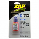 ZAP PT-42 0.20 FL OZ. ( 6 ML. ) Z-42 THREAD LOCKER ( BLUE ), CARDED TRABAPERNOS