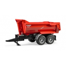 BRUDER 02225 KRAMPE TANDEM HALFPIPE TIPPING TRAILER