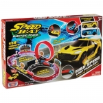 MOTORMAX 78281 B O RACING TRACK SET WITH 2 CAR ( BATTERY NOT INCLUDED )