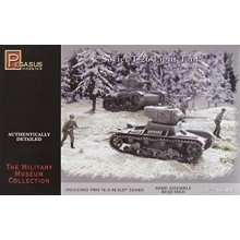 PEGASUS 7671 1:72 SOVIET T26 TANK ( 2 ) ( SNAP )