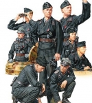 TAMIYA 35354 1:35 WEHRMACHT TANK CREW ( 8 )