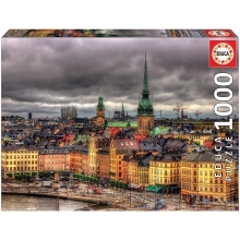 EDUCA 17664 PUZZLE 1000 PIEZAS VISTAS DE ESTOCOLMO SUECIA
