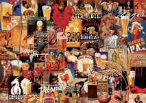 EDUCA 17970 PUZZLE 1000 PIEZAS COLLAGE DE CERVEZA VINTAGE