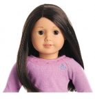 MATTEL FFV99 MUECA COMO YO, CABELLO CAFE OSCURO, PIEL CLARA OJOS CAFES