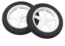 DUBRO 300MS 3 PULG MICRO SPORT WHEELS ( 1 PAIR PER CARD )