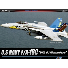 ACADEMY 12534 F A 18 C U S NAVY VFA 82 MARAUDERS 1:72