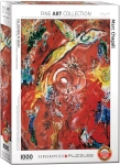 EUROGRAPHICS 6000-5418 TRIUMPH OF MUSIC BY CHAGALL PUZZLE 1000 PIEZAS