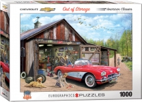 EUROGRAPHICS 6000-5447 OUT OF STORAGE 1959 CORVETTE PUZZLE 1000 PIEZAS