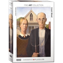 EUROGRAPHICS 6000-5479 AMERICAN GOTHIC BY GRANT WOOD PUZZLE 1000 PIEZAS